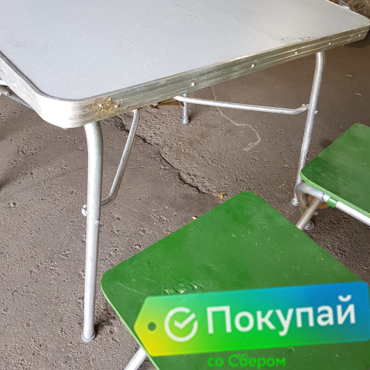 Стол офицерский со стульями